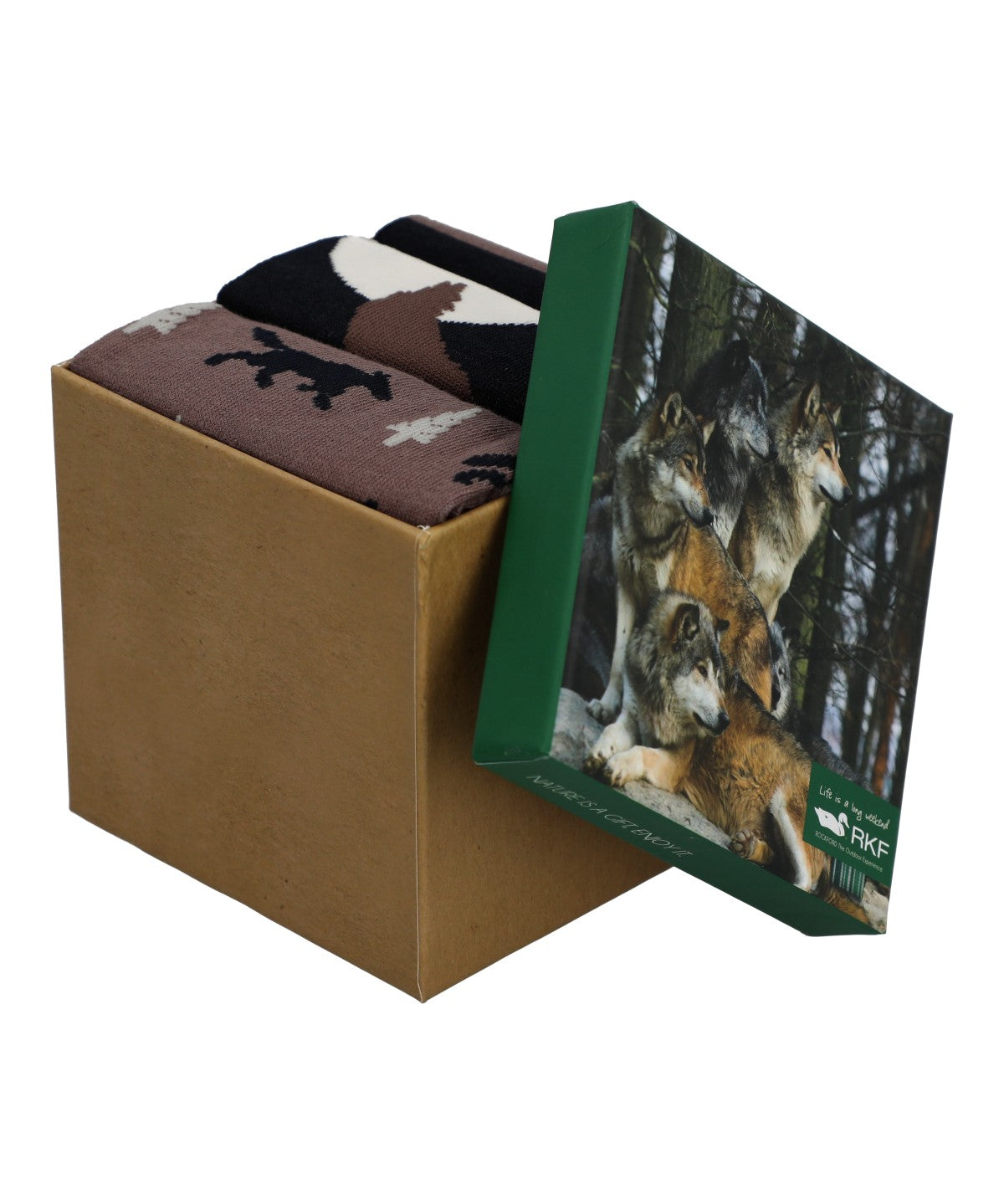 Calcetin Bambú Hombre Pack Gift Wlf Multicolor Rockford