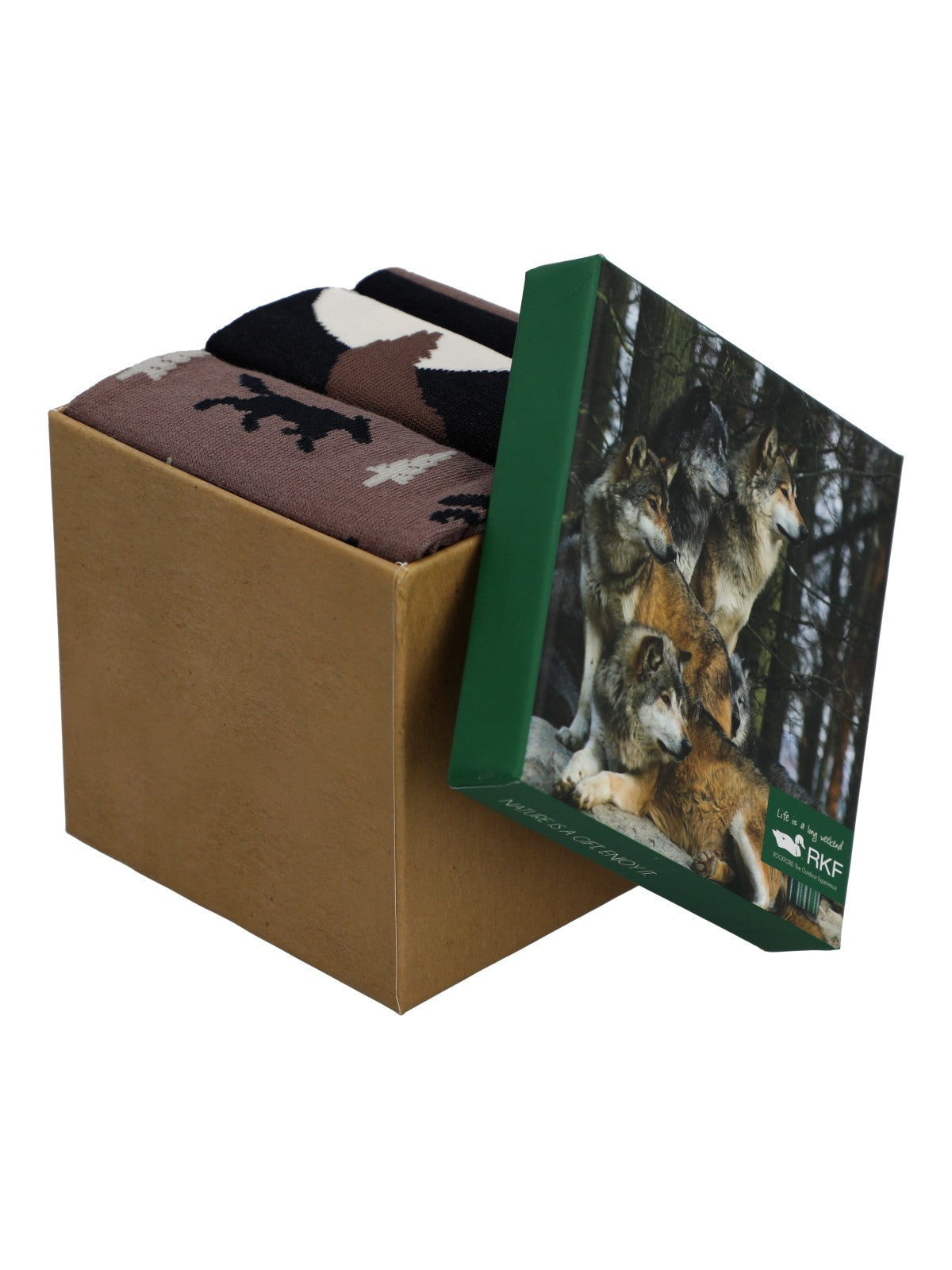 Calcetin Bambú Hombre Pack Gift Wlf Multicolor Rockford