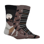 Calcetin Bambú Hombre Pack Gift Wlf Multicolor Rockford