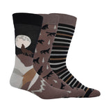 Calcetin Bambú Hombre Pack Gift Wlf Multicolor Rockford