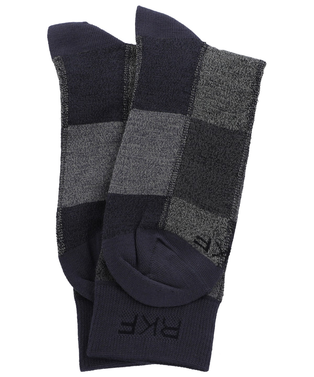 Calcetin Bambú Hombre C Tweed Azul Rockford