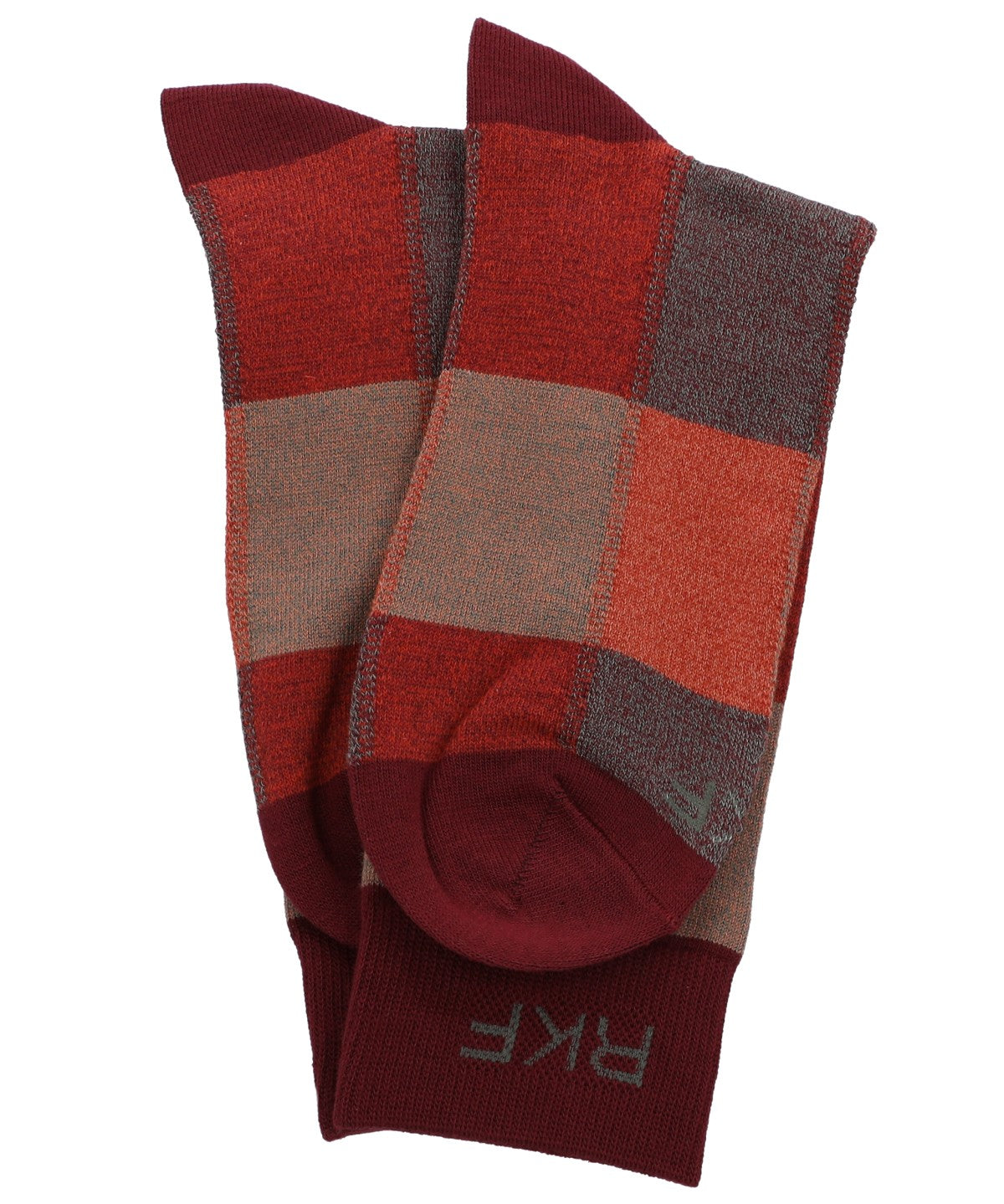 Calcetin Bambú Hombre C Tweed Naranjo Rockford