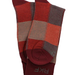 Calcetin Bambú Hombre C Tweed Naranjo Rockford