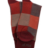 Calcetin Bambú Hombre C Tweed Naranjo Rockford