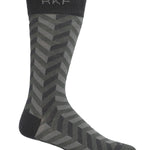 Calcetin Bambú Hombre C Zigzag Gris Rockford