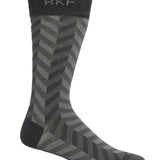 Calcetin Bambú Hombre C Zigzag Gris Rockford