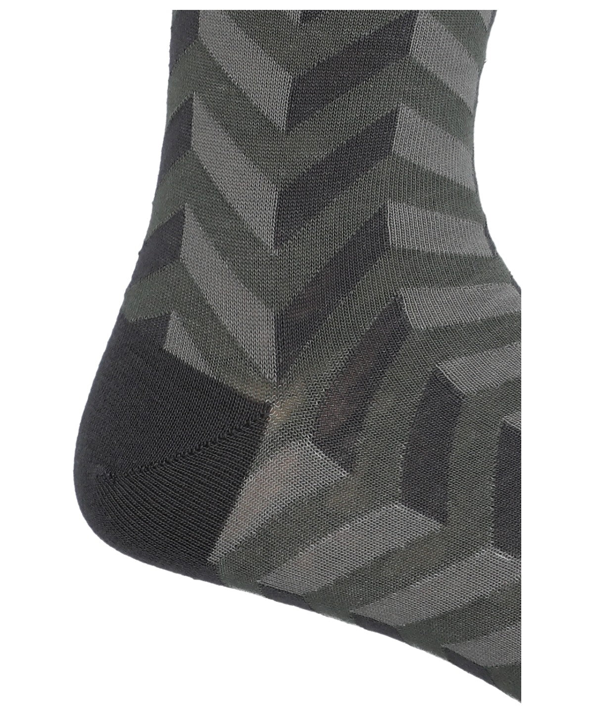 Calcetin Bambú Hombre C Zigzag Gris Rockford