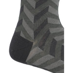 Calcetin Bambú Hombre C Zigzag Gris Rockford