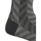 Calcetin Bambú Hombre C Zigzag Gris Rockford