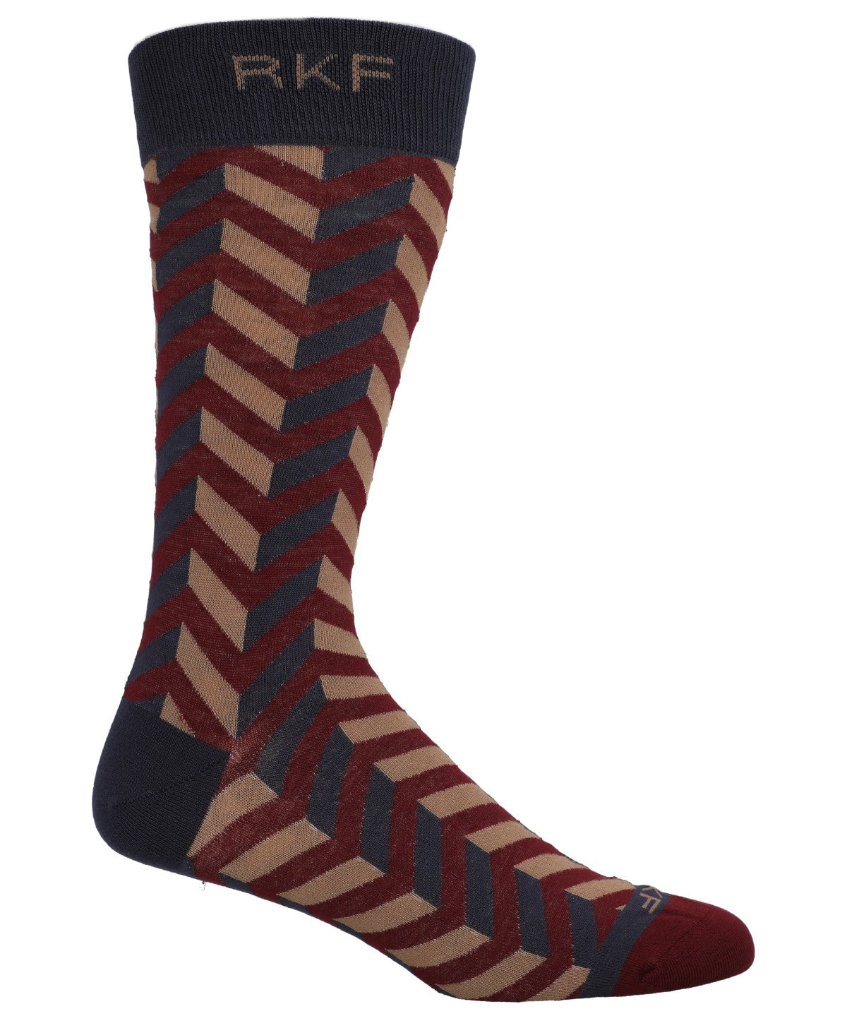 Calcetin Bambú Hombre C Zigzag Multicolor Rockford