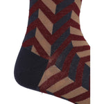 Calcetin Bambú Hombre C Zigzag Multicolor Rockford
