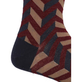 Calcetin Bambú Hombre C Zigzag Multicolor Rockford