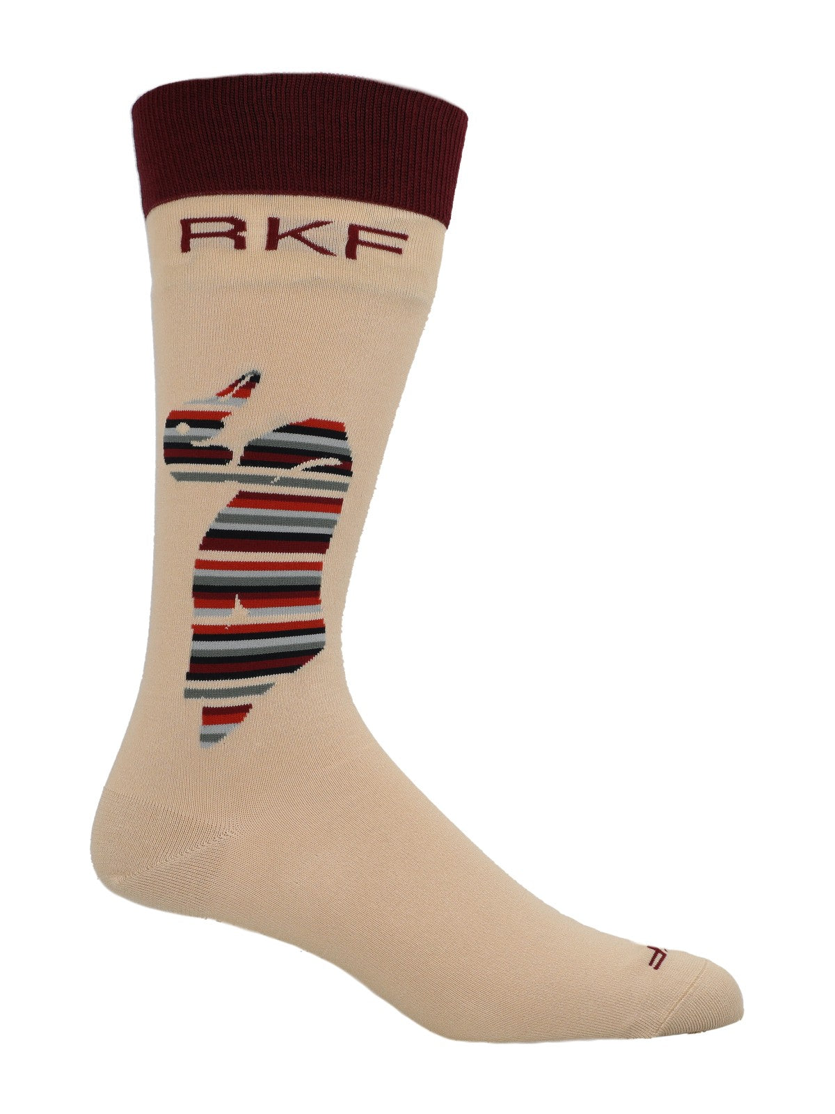 Calcetin Bambú Hombre Lg Big Duck Beige/Crudo Rockford