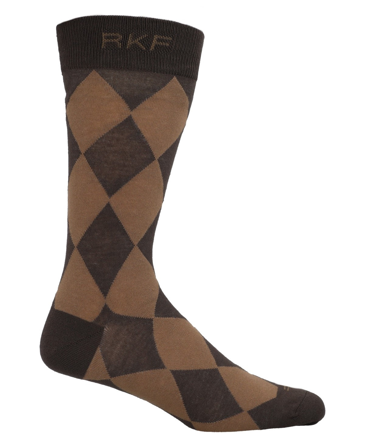 Calcetin Bambú Hombre C Rombos Café Rockford