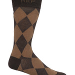 Calcetin Bambú Hombre C Rombos Café Rockford
