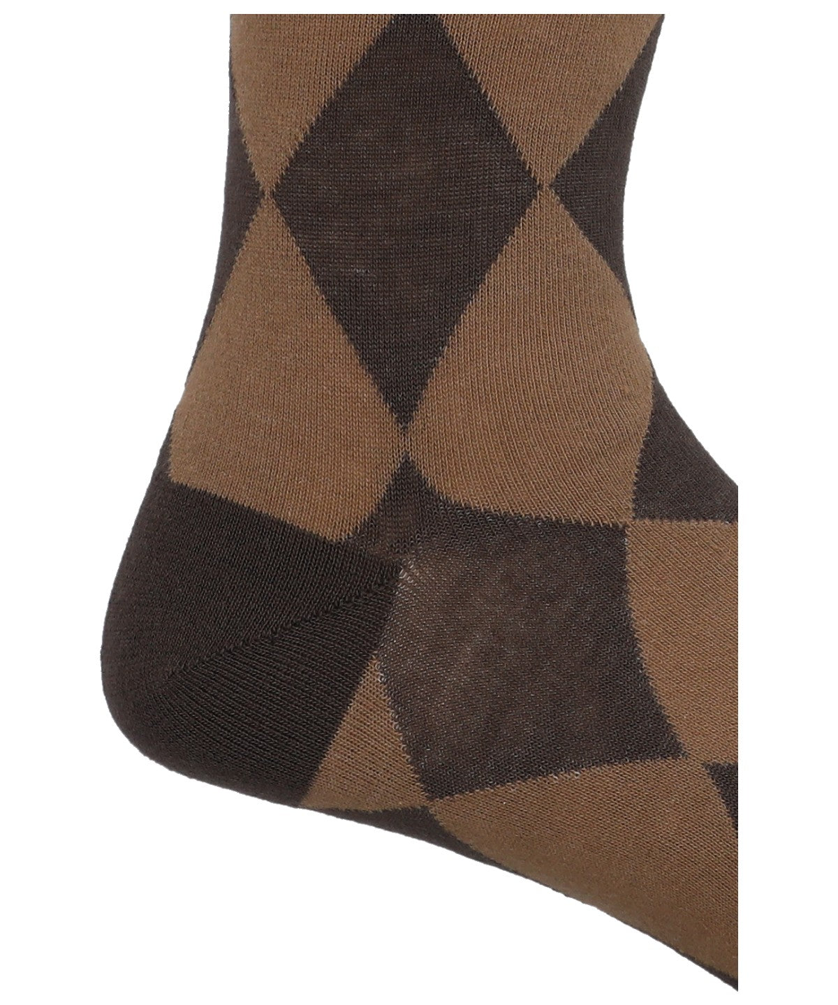 Calcetin Bambú Hombre C Rombos Café Rockford