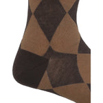 Calcetin Bambú Hombre C Rombos Café Rockford