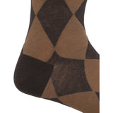 Calcetin Bambú Hombre C Rombos Café Rockford