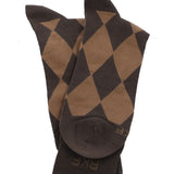 Calcetin Bambú Hombre C Rombos Café Rockford