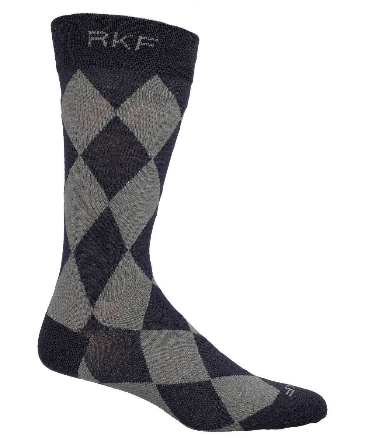 Calcetin Bambú Hombre C Rombos Azul Rockford