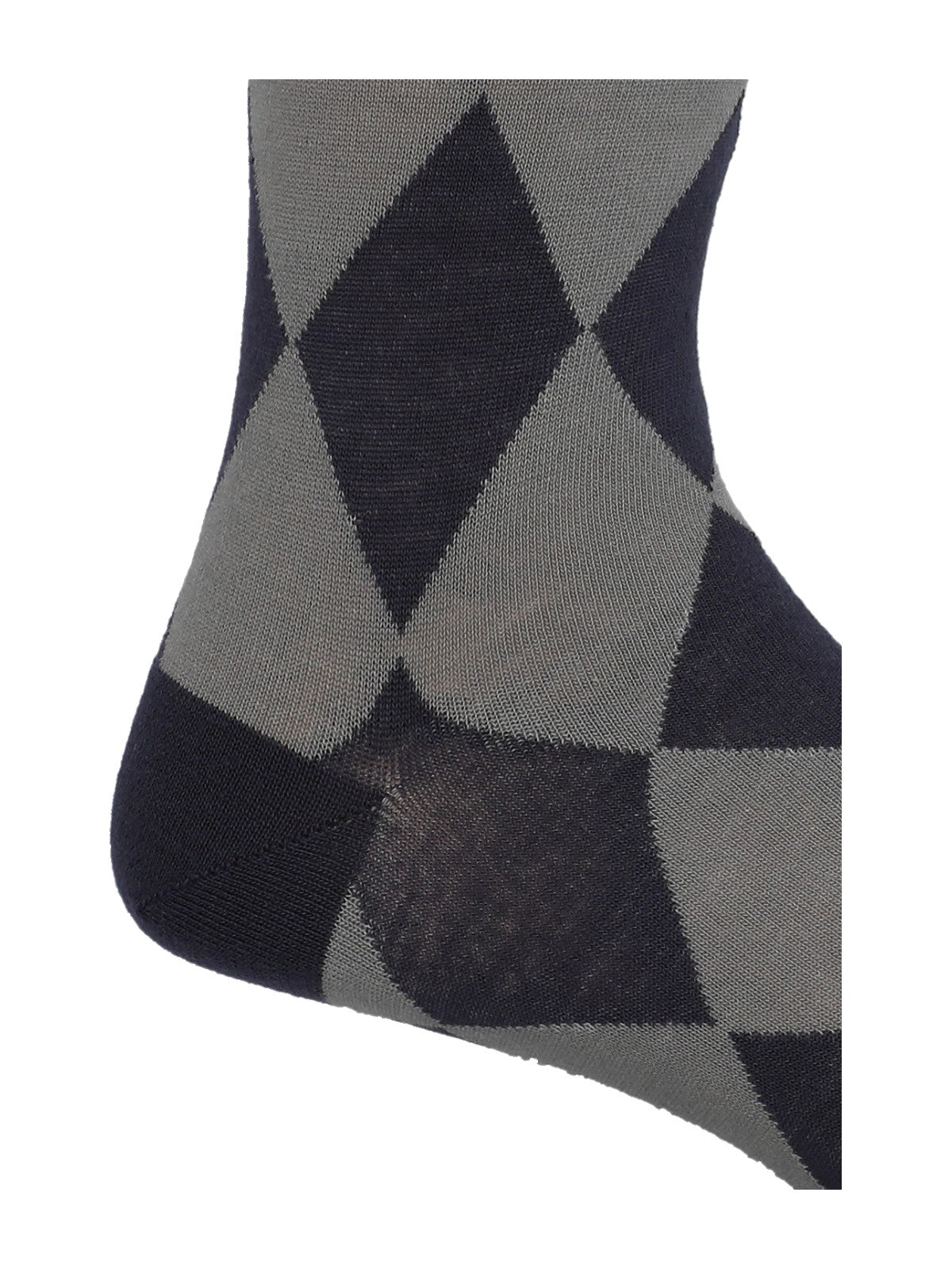 Calcetin Bambú Hombre C Rombos Azul Rockford