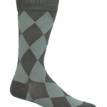Calcetin Bambú Hombre C Rombos Verde Rockford