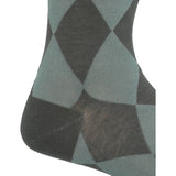 Calcetin Bambú Hombre C Rombos Verde Rockford