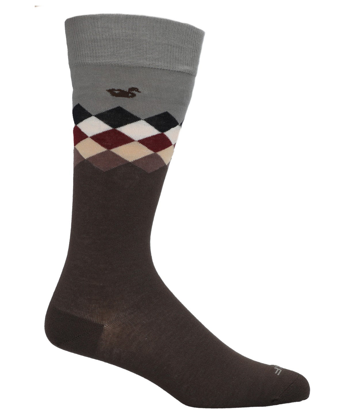 Calcetin Bambú Hombre Lg Rhombus Café Rockford