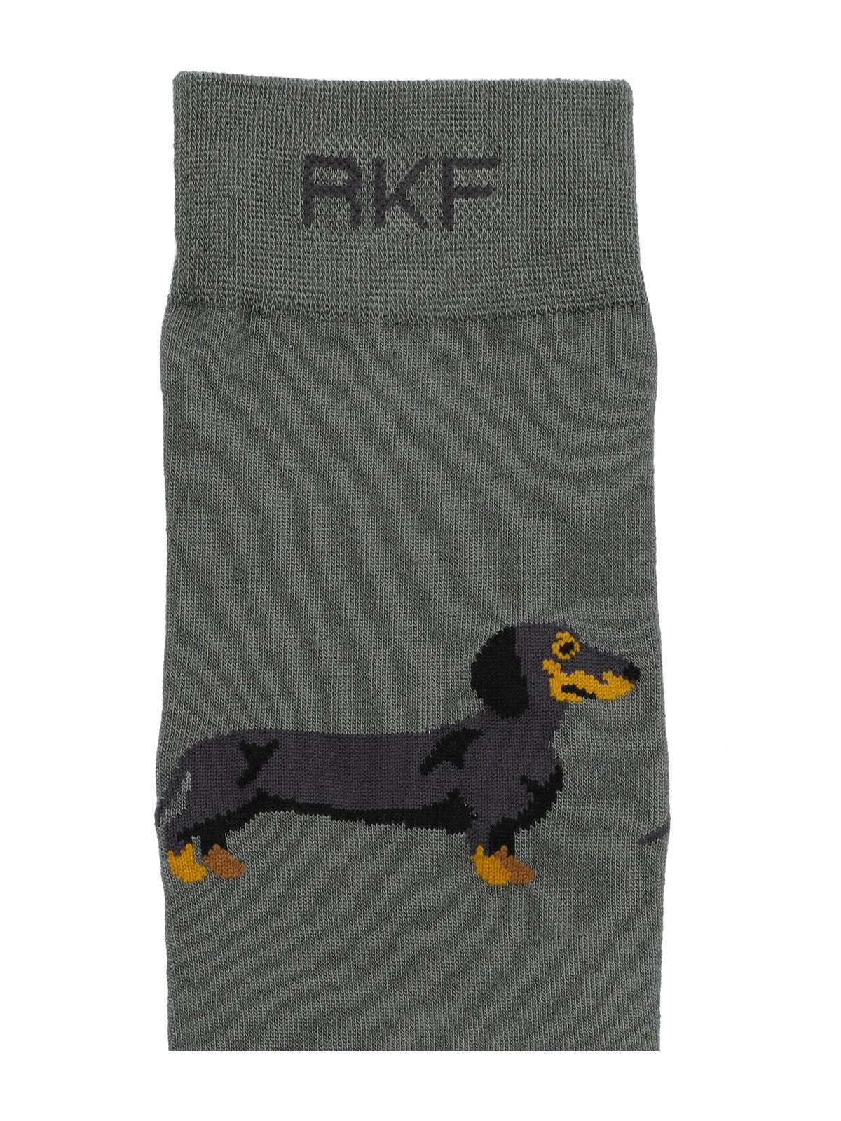 Calcetín Bambú Hombre C Dachshund Verde Rockford