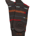 Calcetín Bambú Hombre C Line Stripe Verde Rockford