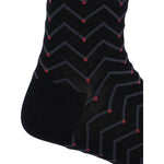 Calcetín Bambú Hombre C Zigzag Dots Azul Rockford