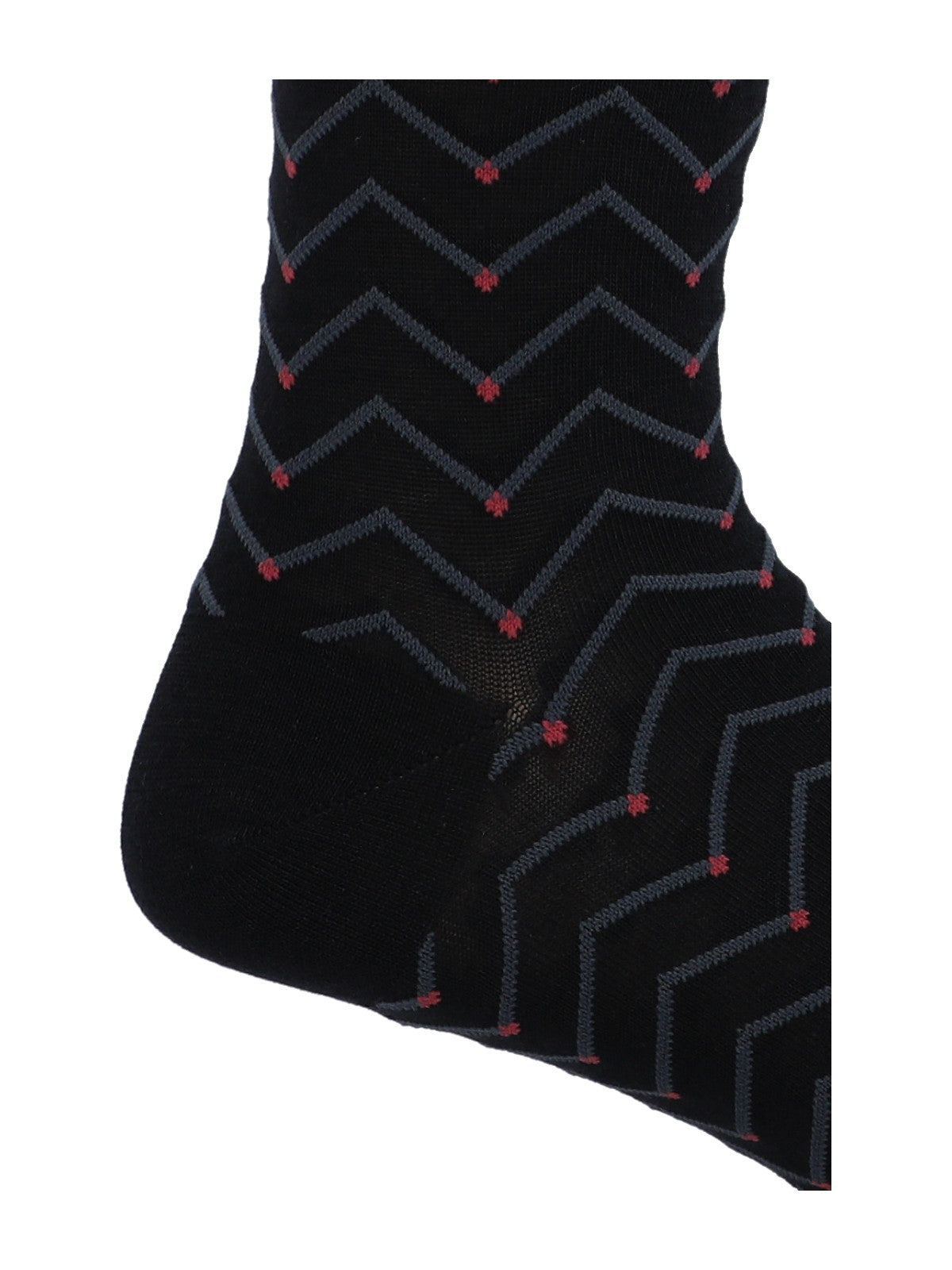 Calcetín Bambú Hombre C Zigzag Dots Azul Rockford