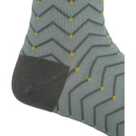 Calcetín Bambú Hombre C Zigzag Dots Verde Rockford