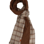 Bufanda Poliéster Reciclado/Lana Hombre Rkf Scarf Double Café Rockford