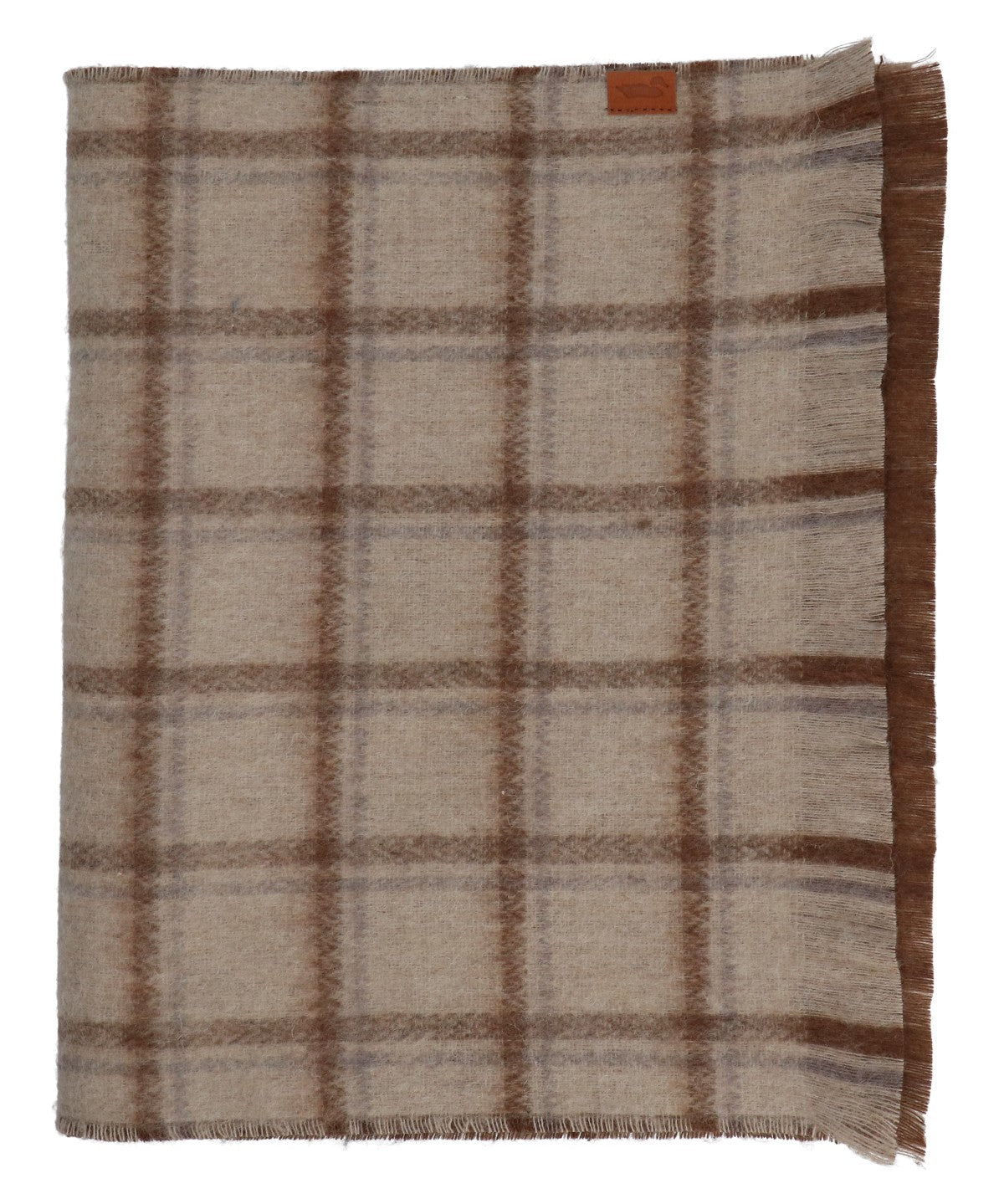 Bufanda Poliéster Reciclado/Lana Hombre Rkf Scarf Double Café Rockford