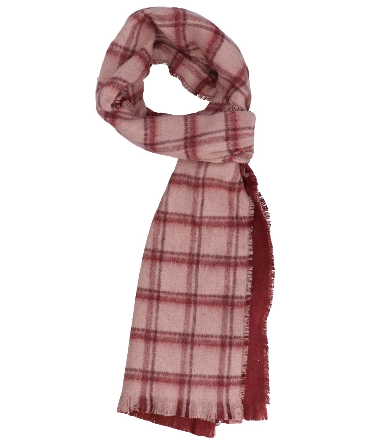 Bufanda Poliéster Reciclado/Lana Hombre Rkf Scarf Double Rojo Rockford