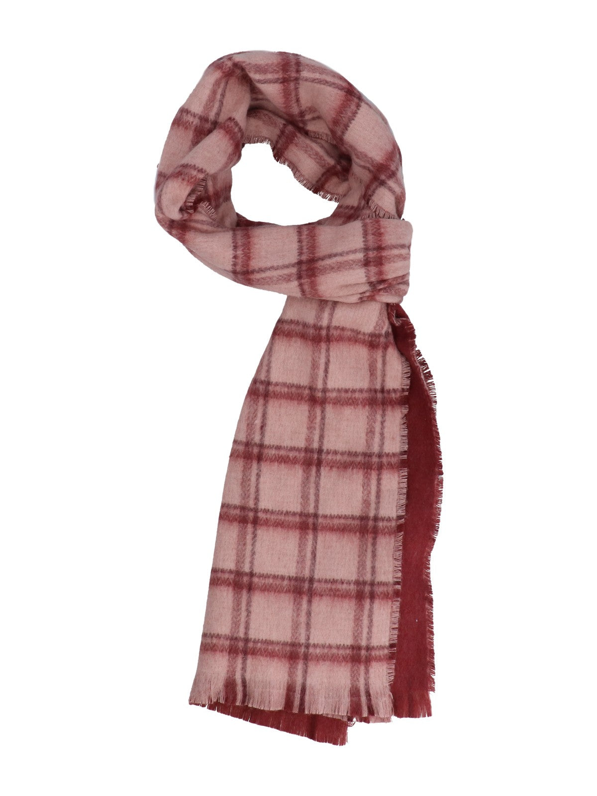 Bufanda Poliéster Reciclado/Lana Hombre Rkf Scarf Double Rojo Rockford