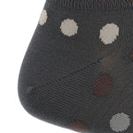 Calcetín Bambú Hombre Ped Dots Gris Rockford