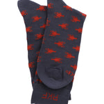 Calcetín Bambú Hombre C Lobster Azul Rockford