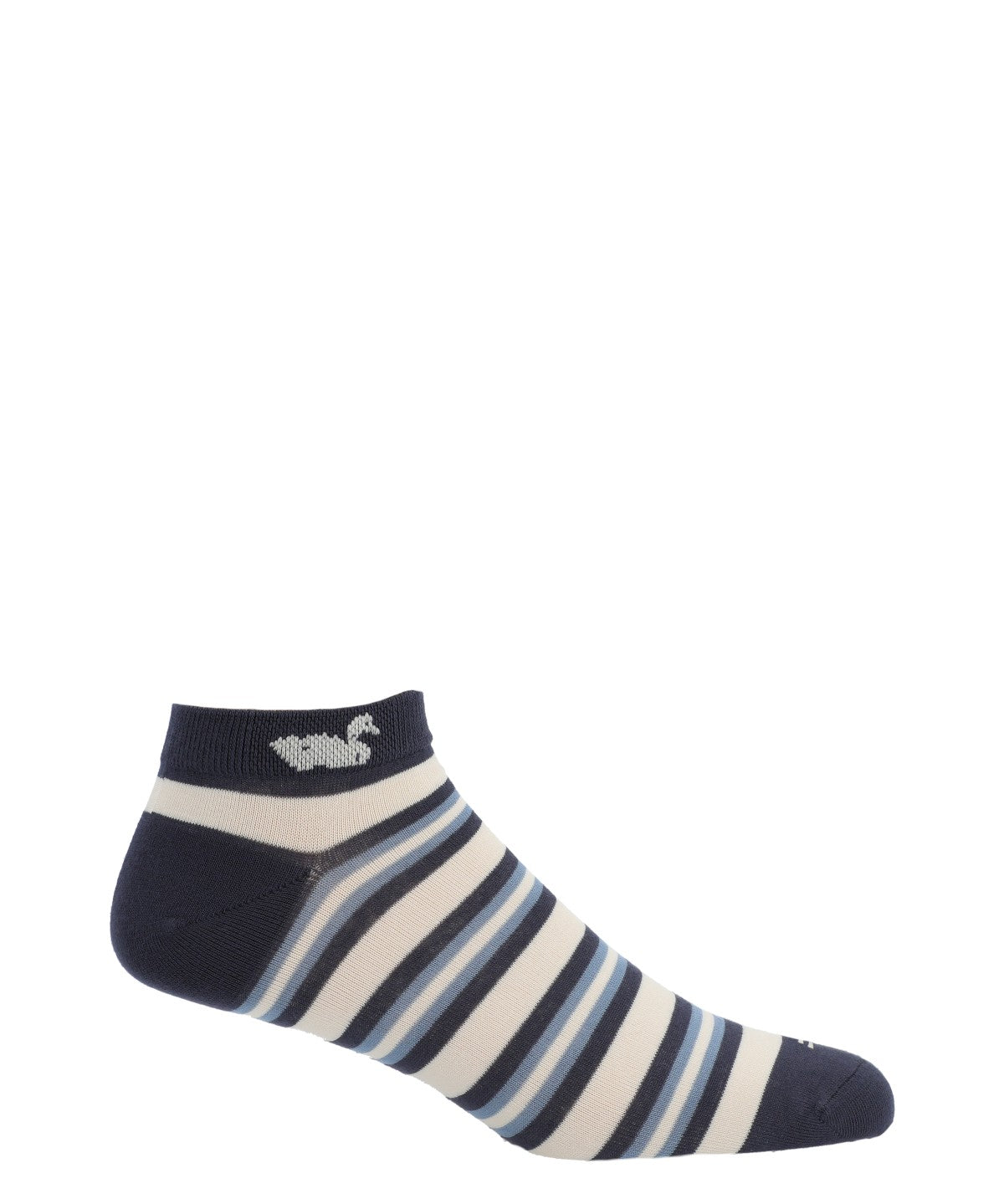 Calcetín Bambú Hombre Ped Stripes Azul Rockford