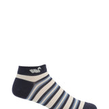Calcetín Bambú Hombre Ped Stripes Azul Rockford