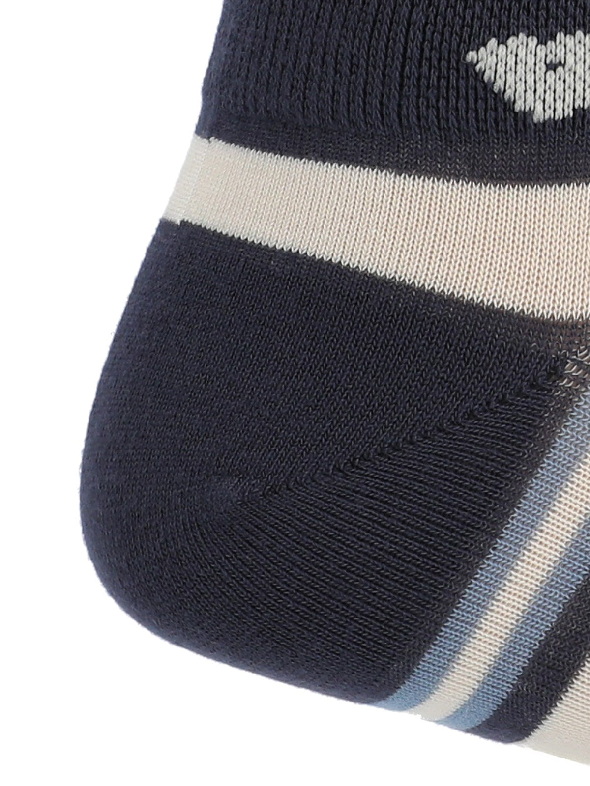 Calcetín Bambú Hombre Ped Stripes Azul Rockford
