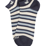 Calcetín Bambú Hombre Ped Stripes Azul Rockford