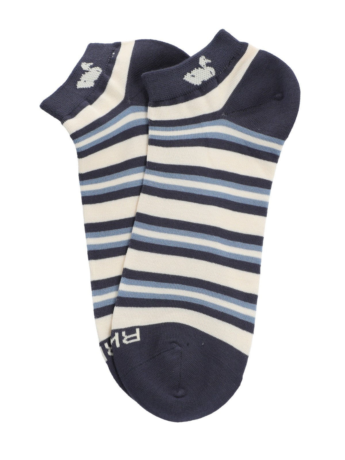 Calcetín Bambú Hombre Ped Stripes Azul Rockford