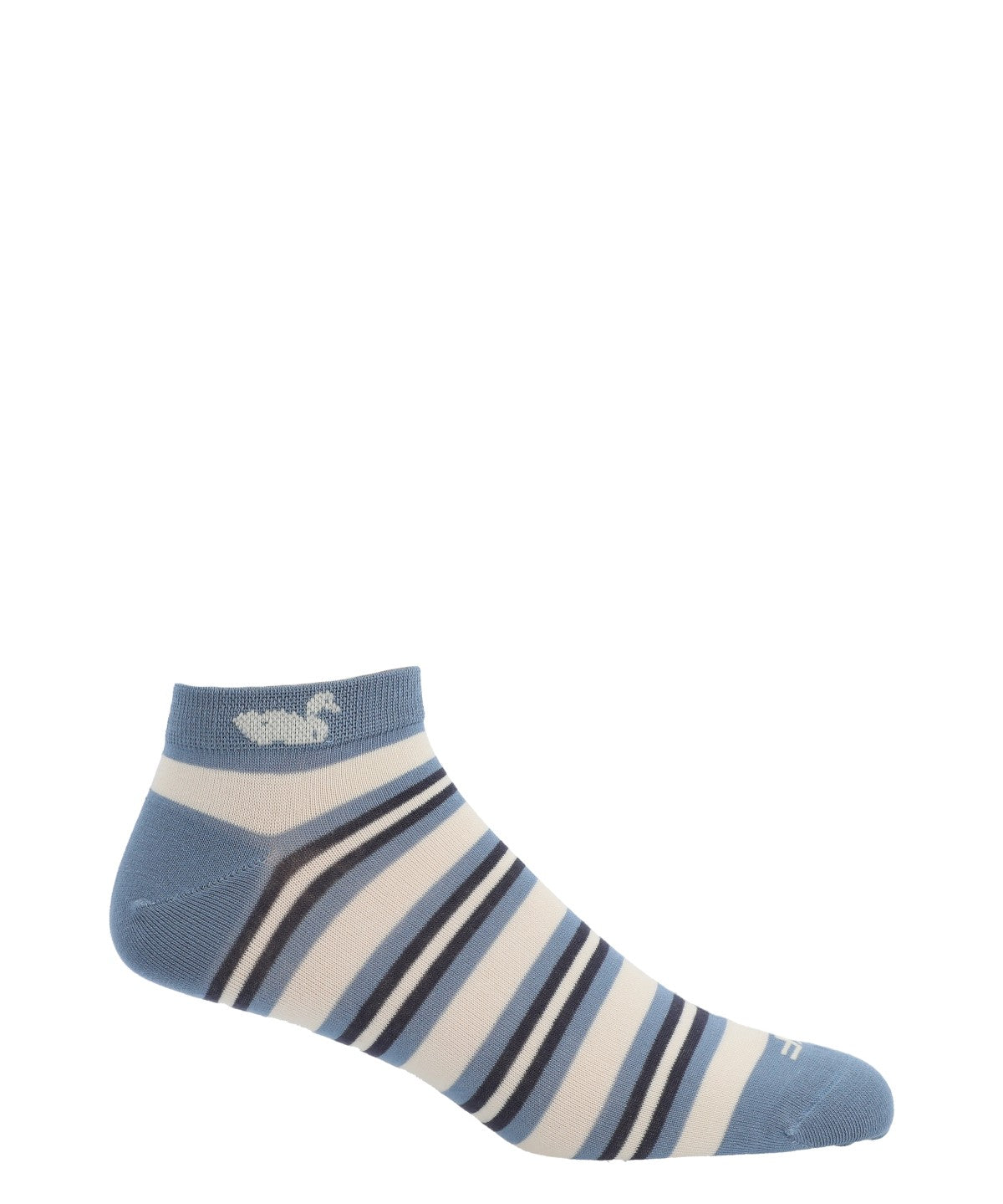 Calcetín Bambú Hombre Ped Stripes Crema Rockford
