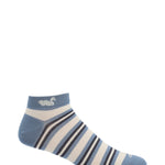 Calcetín Bambú Hombre Ped Stripes Crema Rockford