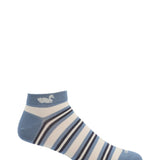 Calcetín Bambú Hombre Ped Stripes Crema Rockford