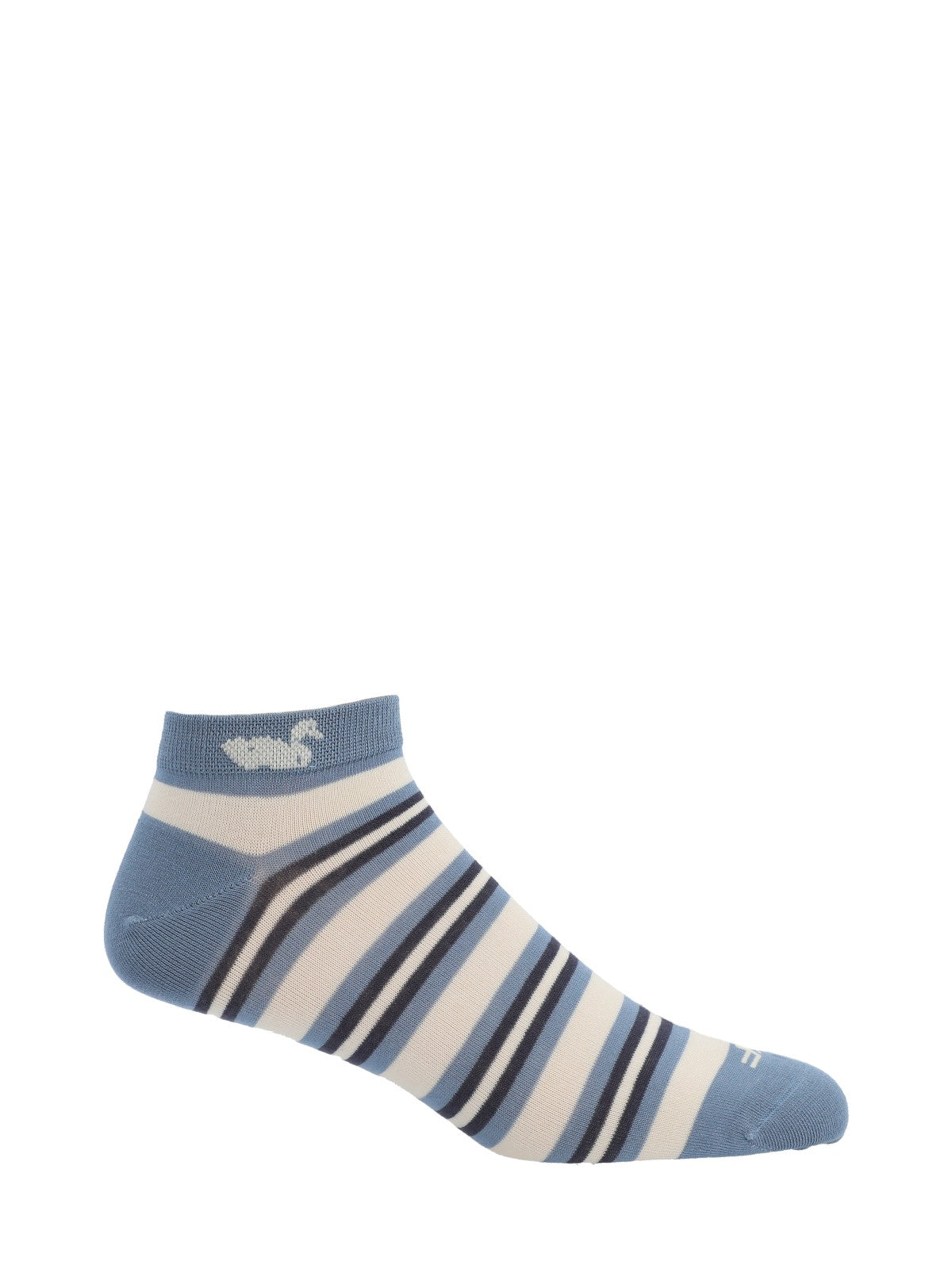 Calcetín Bambú Hombre Ped Stripes Crema Rockford