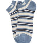 Calcetín Bambú Hombre Ped Stripes Crema Rockford