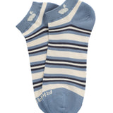 Calcetín Bambú Hombre Ped Stripes Crema Rockford